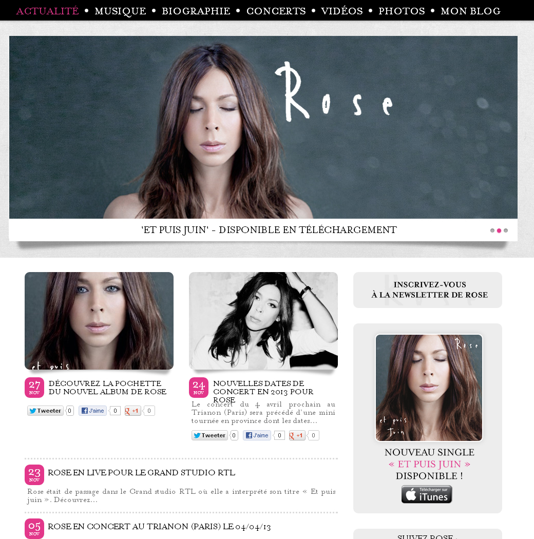 Nouveau site officiel