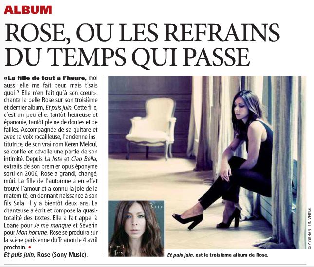 Rose, ou les refrains du temps qui passe (Direct Matin)