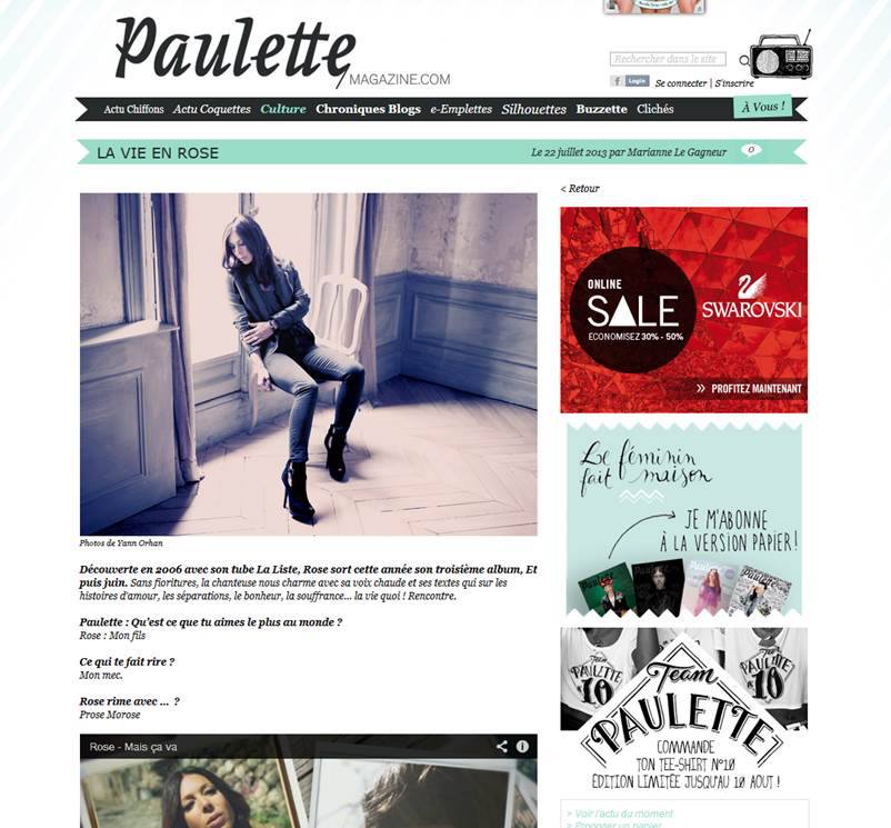 La vie en Rose (Paulette Mag)