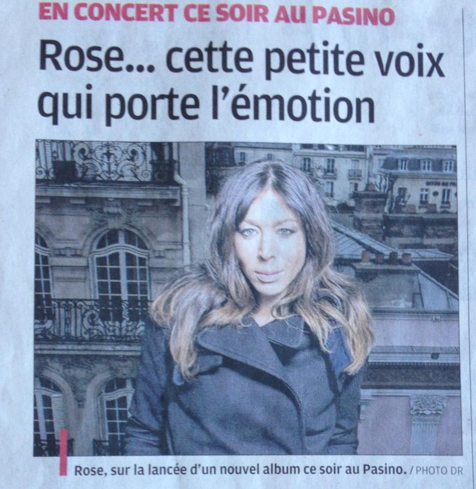 Rose, cette petite voix qui porte l’emotion (La Provence)